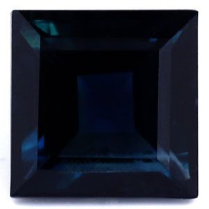 Szafir 1,19 ct, niebieski, szlif kwadratowy