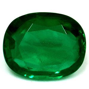 Szmaragd 3,30 ct, zielony, szlif cushion