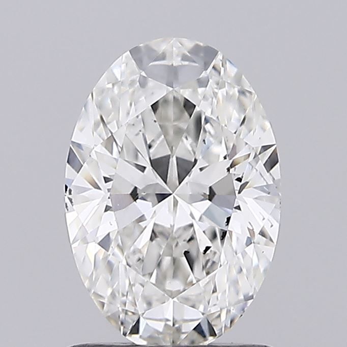 oval 0.4 Carat J VERY LIGHT BLUE