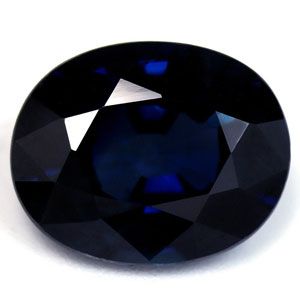Szafir 3,74 ct, morski, szlif owalny
