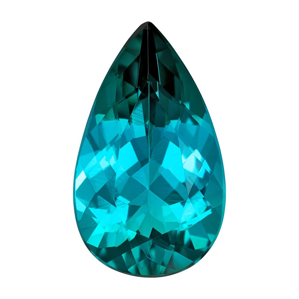 TOURMALINE FACETED 1.89ct BLUE SI BRAZIL HEATED