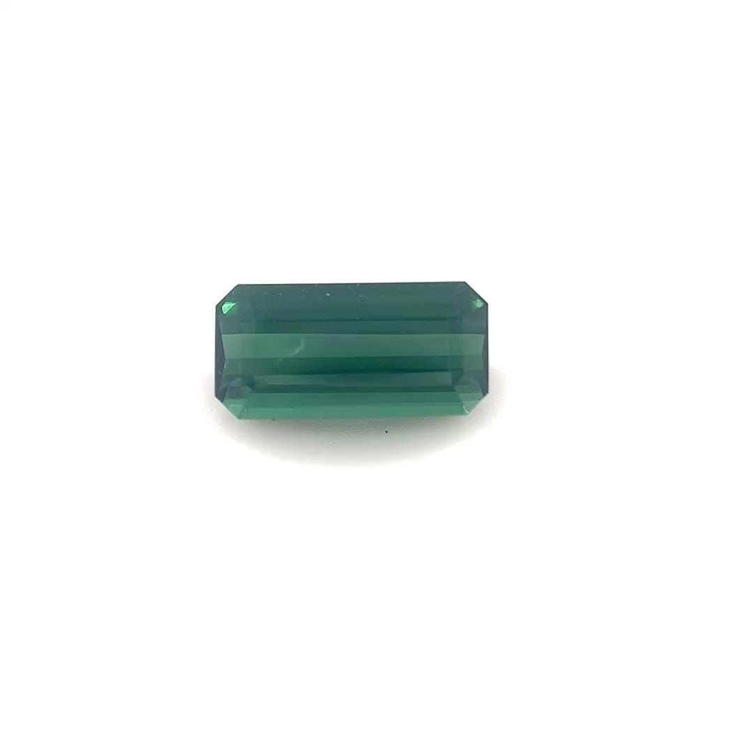 Turmalin 1,42 ct, zielony, szlif szmaragdowy