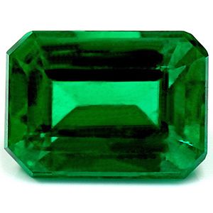Szmaragd 1,43 ct, zielony, szlif szmaragdowy