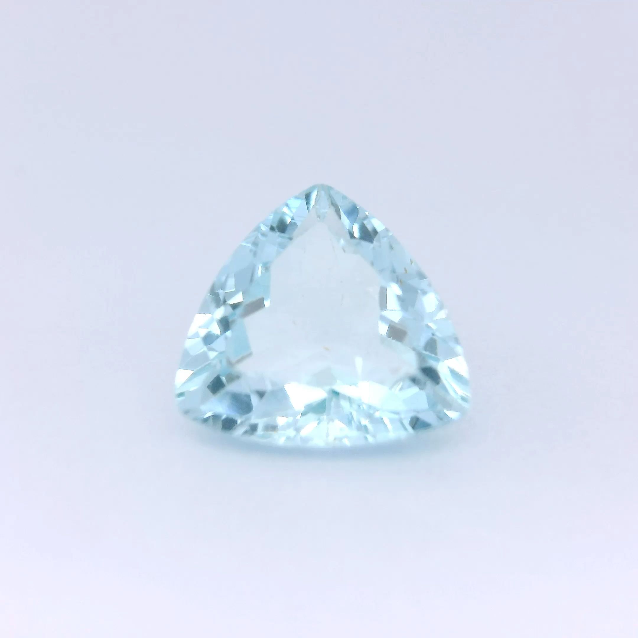 AQUAMARINE FACETED 1.97ct BLUE Intense Blue EC INDIA NONE