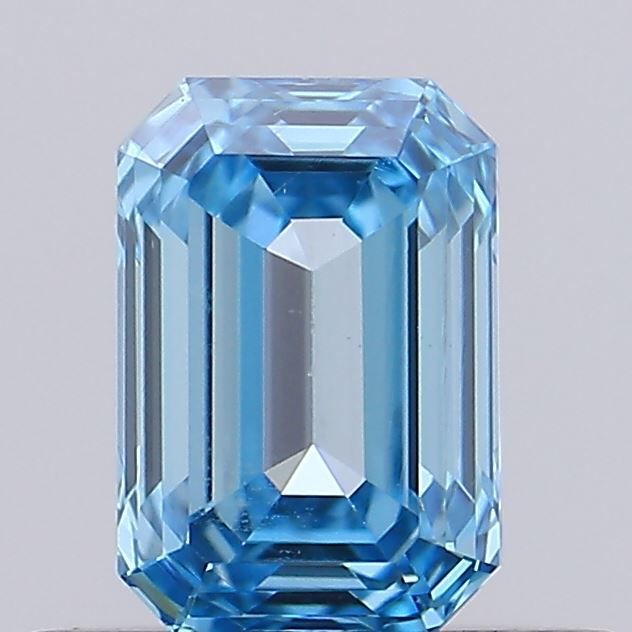 0.4 CT Fancy Vivid Blue EMERALD