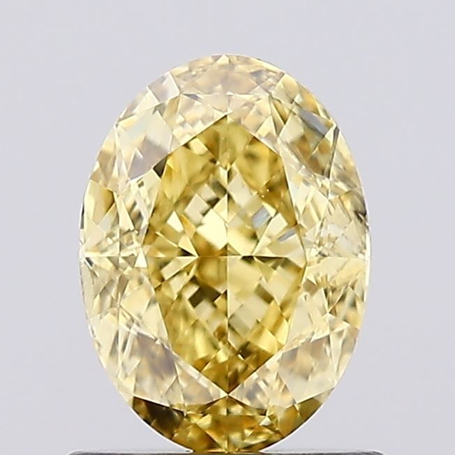 1.01 CT Fancy Intense Yellow OVAL
