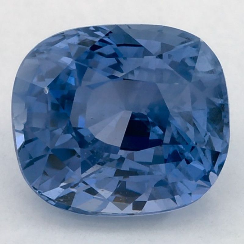 Szafir 4,11 ct, niebieski, szlif cushion