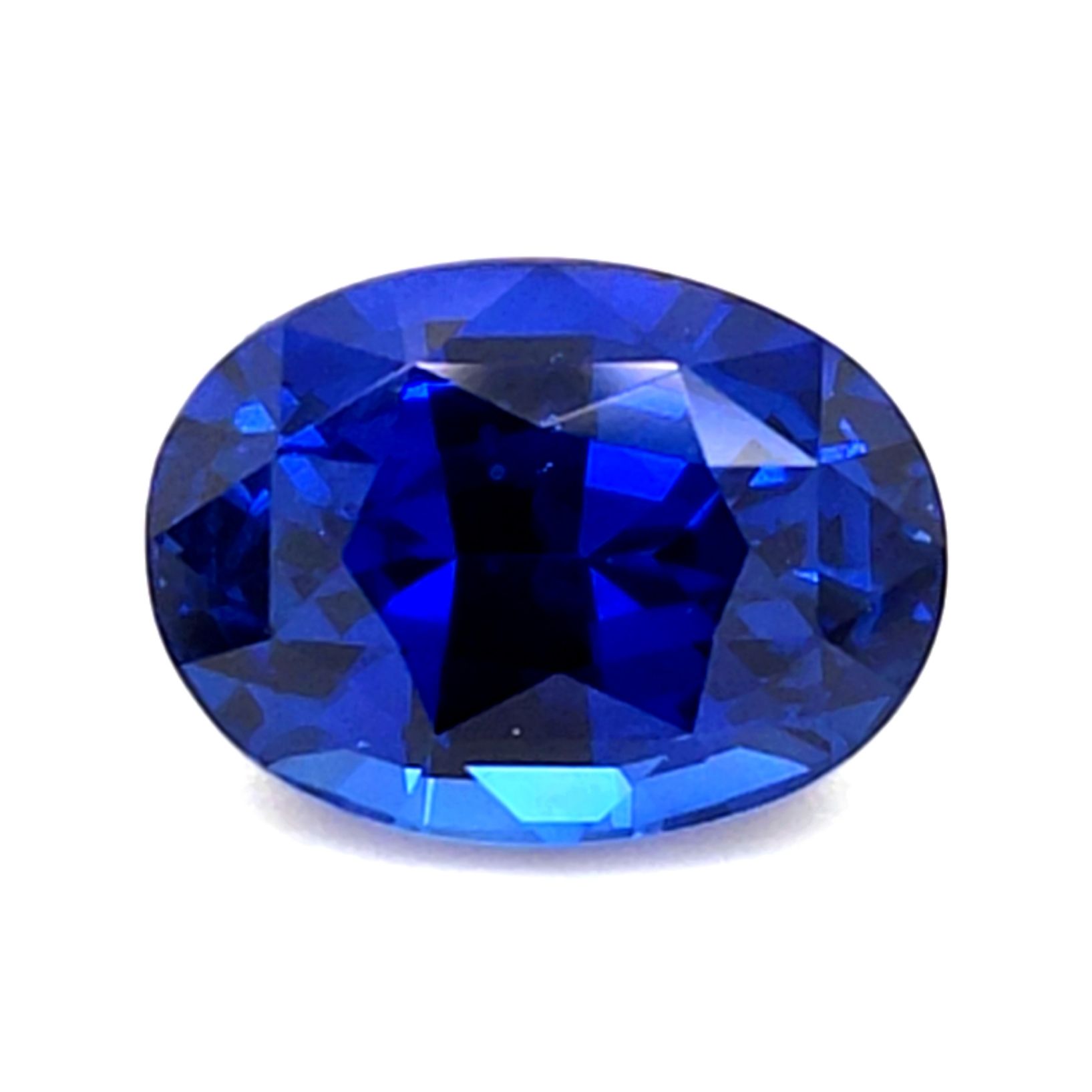 SAPPHIRE FACETED 3.31ct BLUE Blue EC SRILANKA HEATED
