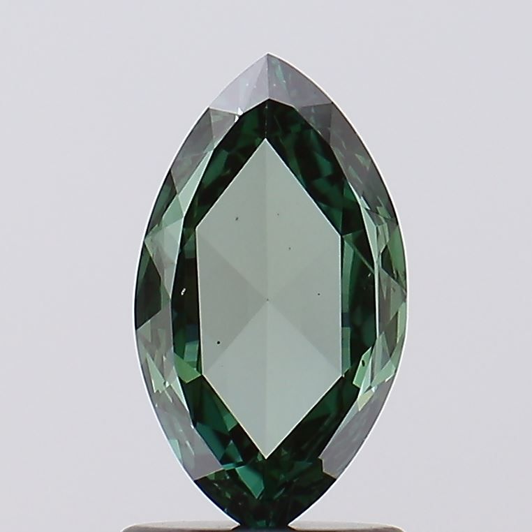 1.08 CT Fancy Vivid Green MARQUISE