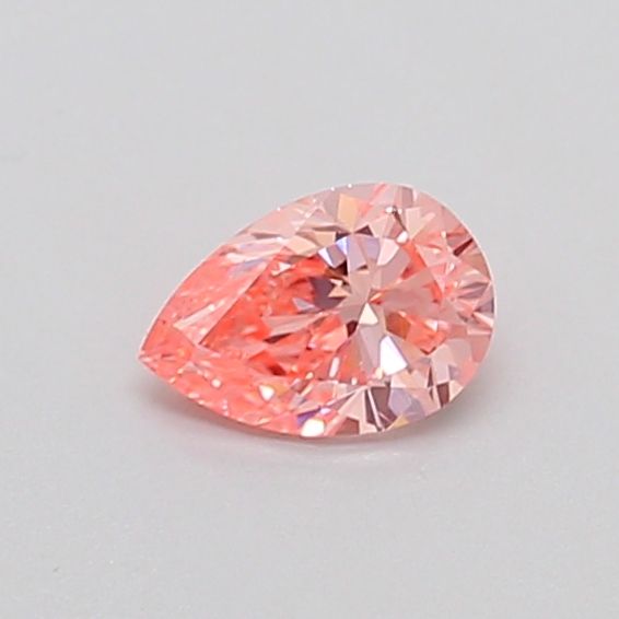 0.3 CT Fancy Intense Orangey Pink PEAR