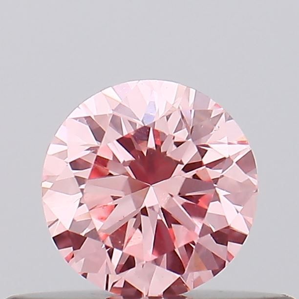 ROUND 0.31ct Fancy Vivid Pink VS1 VG VG GD FNT