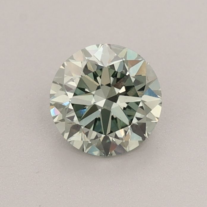 0.6 CT Fancy Vivid Green ROUND
