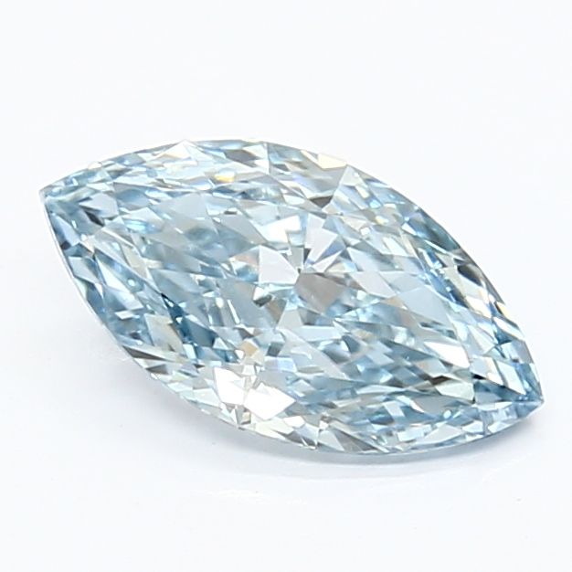 1.22 CT Fancy Intense Blue MARQUISE