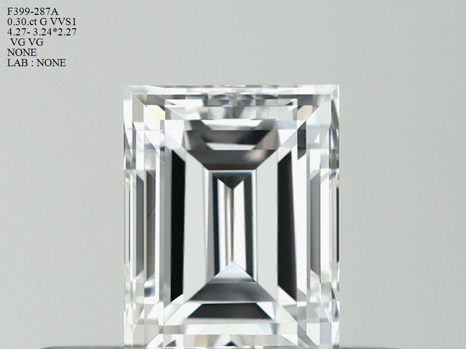 Prírodný diamant bageta,...