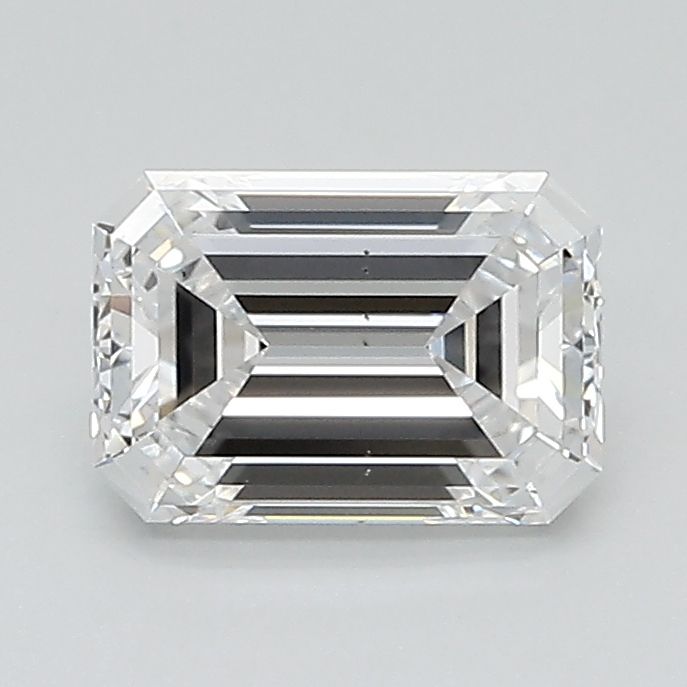 Diamant Émeraude 1.09 ct - Couleur D - Pureté SI1