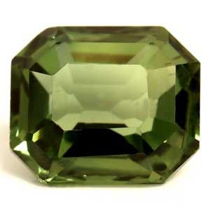 SAPPHIRE FACETED 0.78ct GREEN Green EC SRILANKA NONE