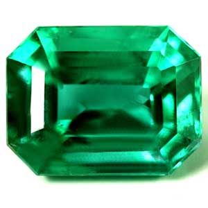 Szmaragd 1,72 ct, zielony, szlif szmaragdowy