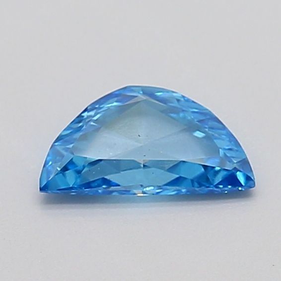 0.34 CT Fancy Intense Blue HALF MOON