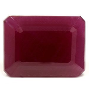 Rubin 12,26 ct, czerwony, szlif szmaragdowy
