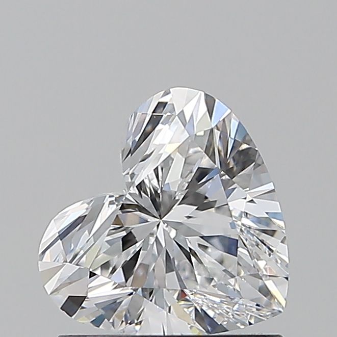 0.91 Carat D VS2 Heart Diamond