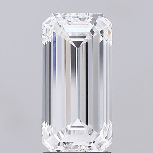 Diamant Émeraude 2.59 ct - Couleur D - Pureté VS1