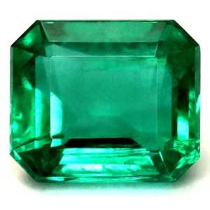 Szmaragd 1,89 ct, zielony, szlif szmaragdowy