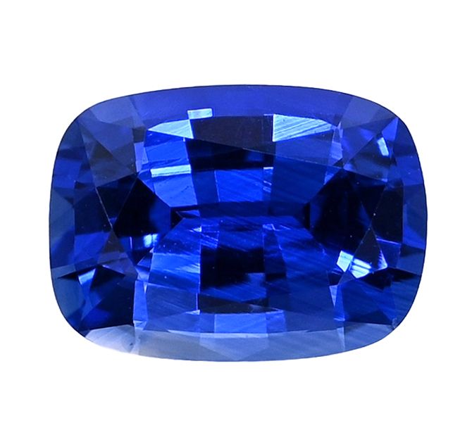 Szafir 1,05 ct, niebieski, szlif cushion