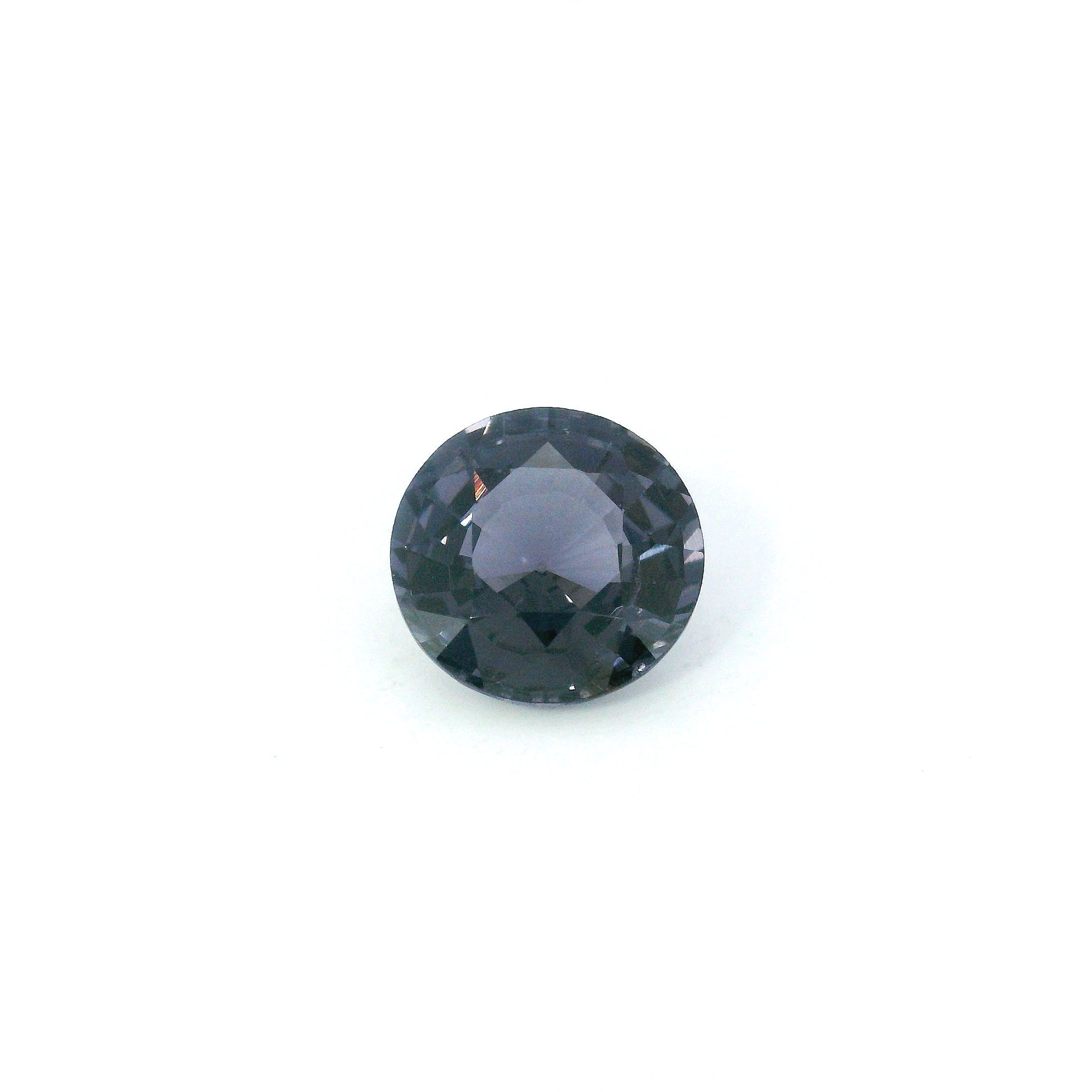 Spinel 1,54 ct, fioletowy, szlif okrągły