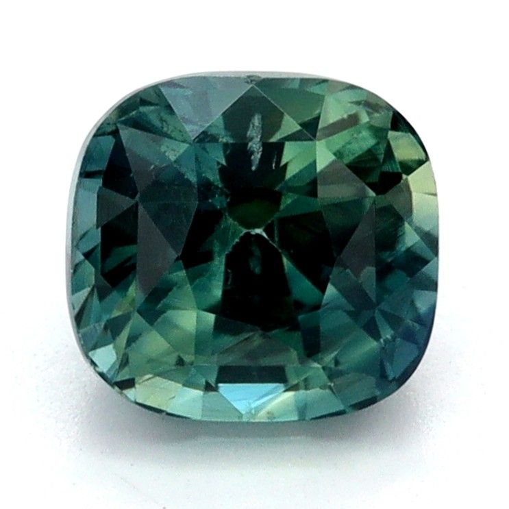 Szafir 1,17 ct, wielobarwny, szlif cushion