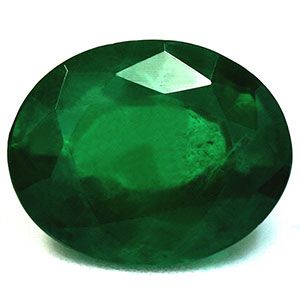 Szmaragd 2,42 ct, zielony, szlif owalny