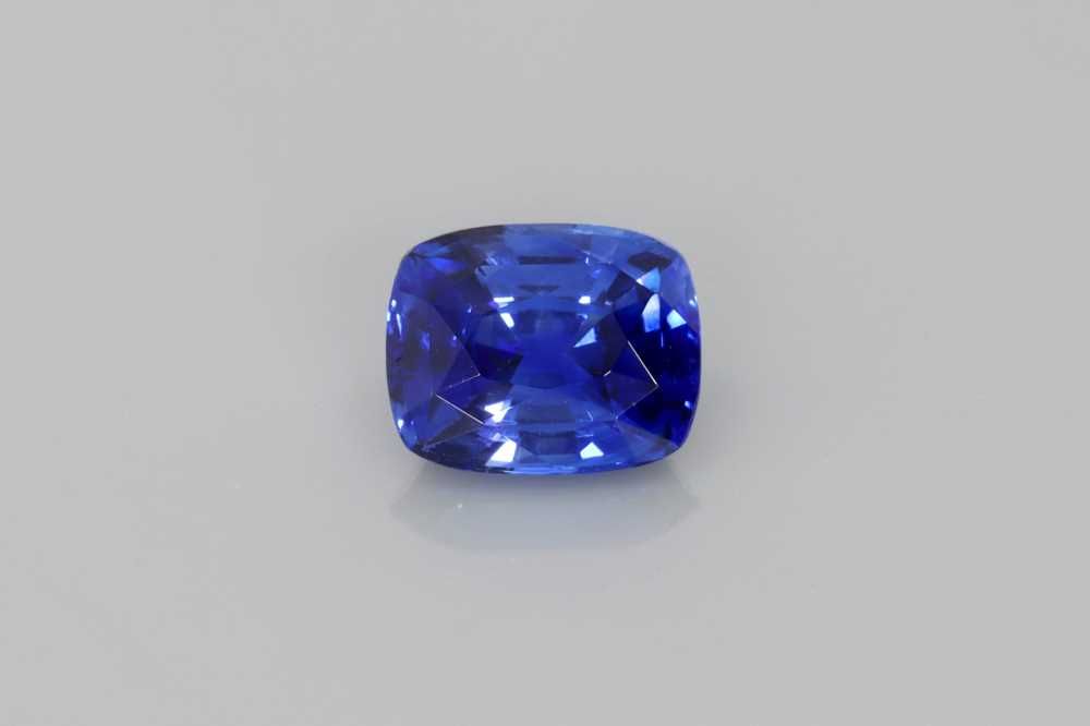 Szafir 1,40 ct, niebieski, szlif cushion