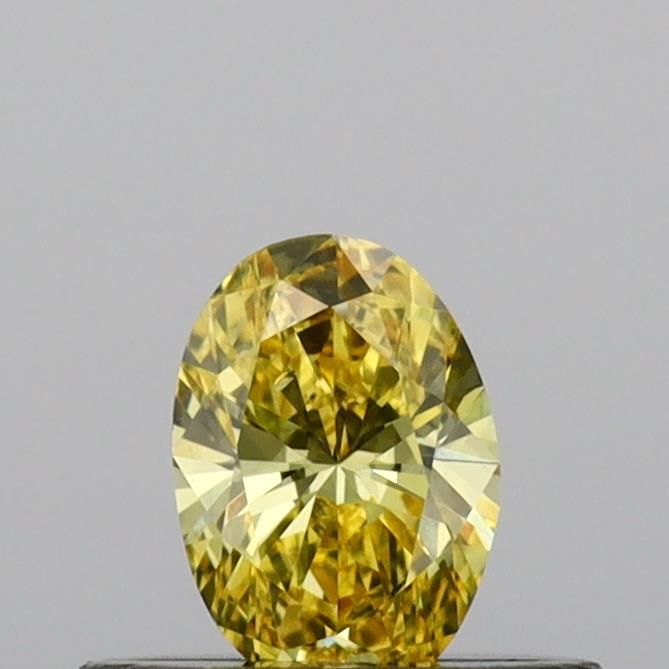 0.3 CT Fancy Vivid Yellow OVAL