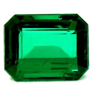 Szmaragd 1,44 ct, zielony, szlif szmaragdowy