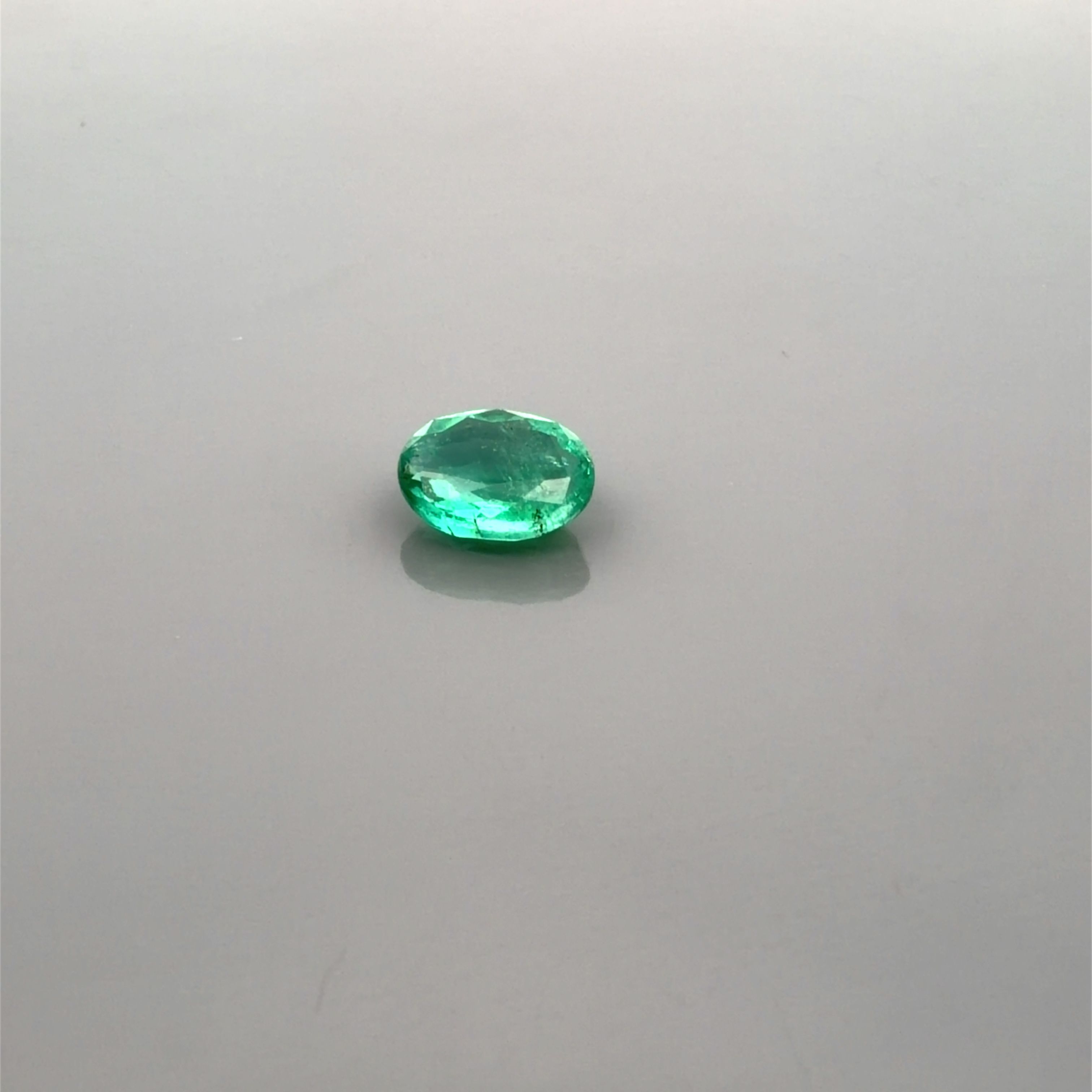 1.29 ct Oval emerald