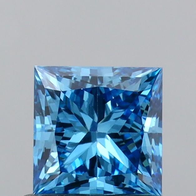 0.77 CT Fancy Vivid Blue PRINCESS