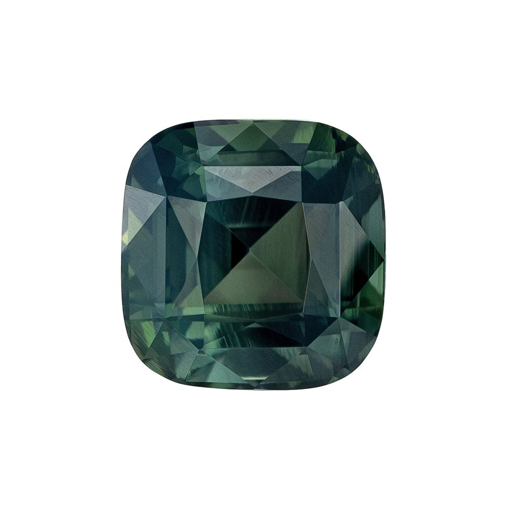 SAPPHIRE FACETED 1.78ct TEAL SI MADAGASCAR HEATED