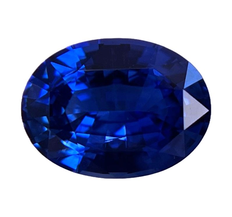 SAPPHIRE FACETED 2.07ct BLUE Blue EC SRILANKA HEATED