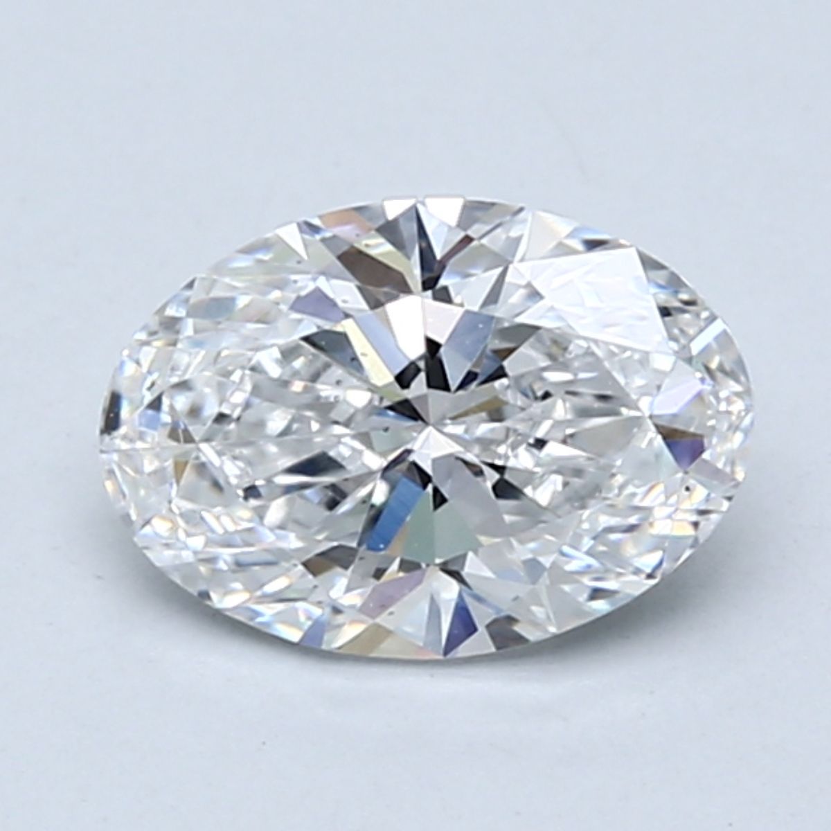 Diamant Ovale 1.08 ct - Couleur D - Pureté SI1