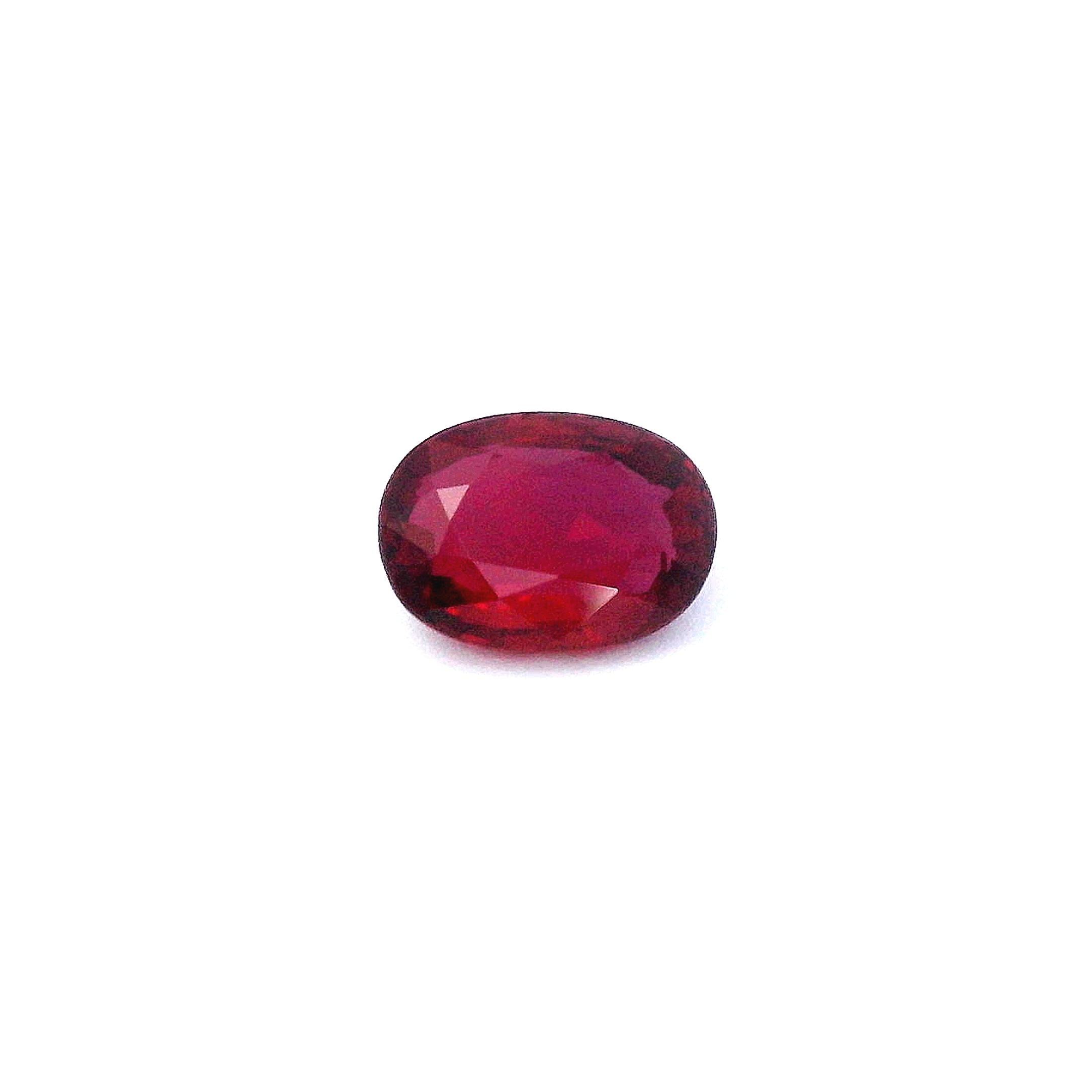 1.15 ct Oval ruby