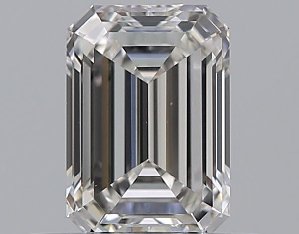 Diamant Émeraude 0.51 ct - Couleur F - Pureté VS1