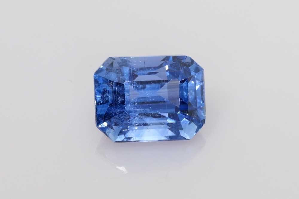 SAPPHIRE FACETED 2.75ct BLUE BLUE SI SRILANKA HEATED