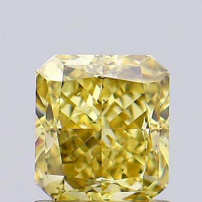 0.96 CT Fancy Intense Gray Yellow RADIANT