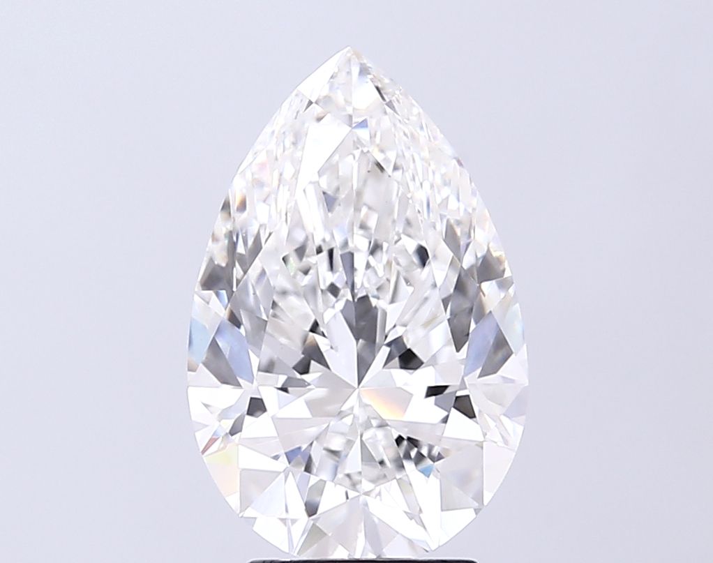 Diamant Poire 4.01 ct - Couleur E - Pureté VVS2