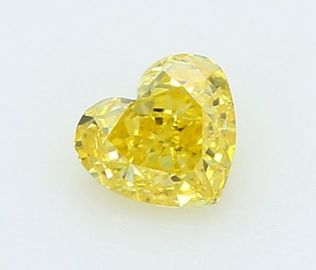 0.15 CT Fancy Vivid Green HEART
