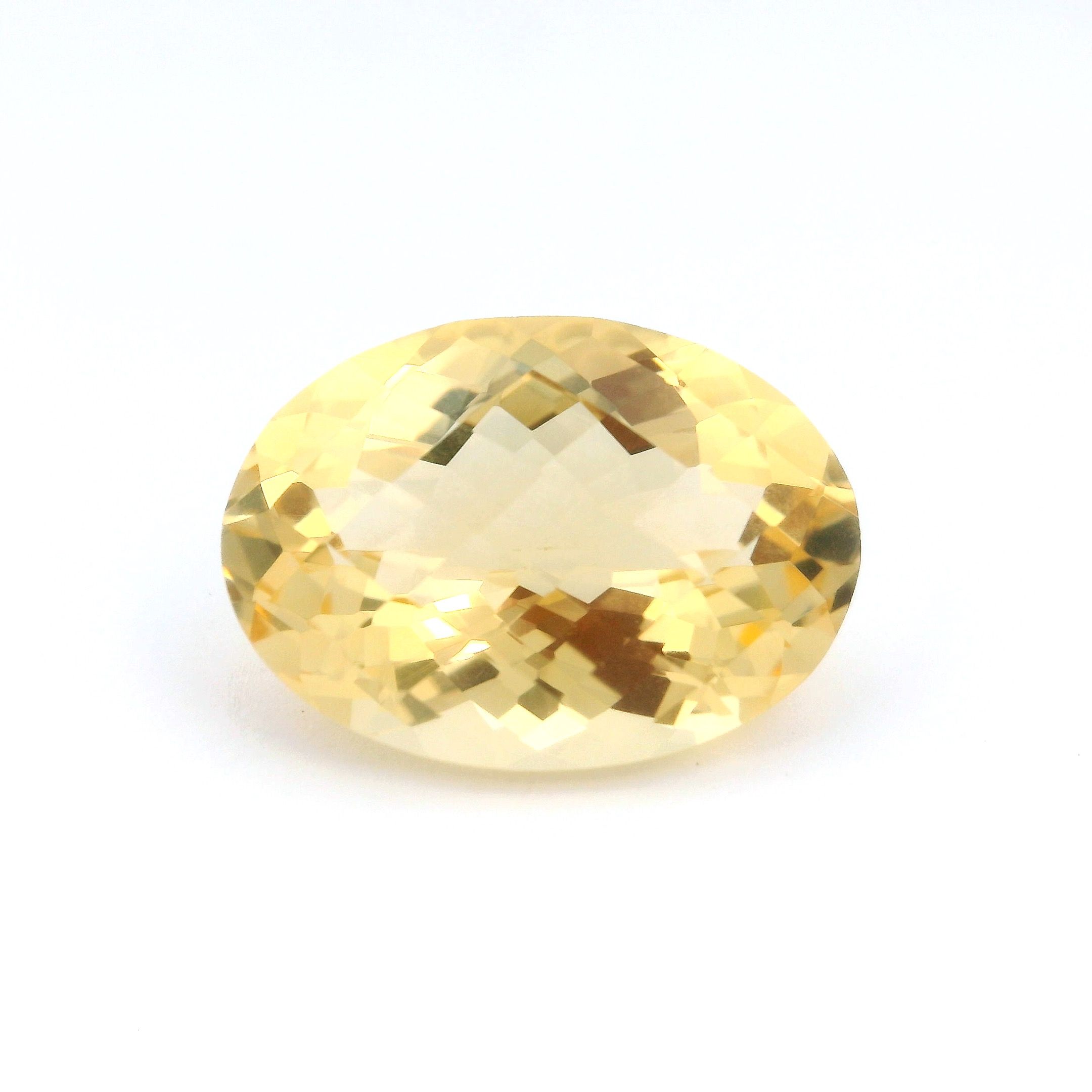 CITRINE FACETED 11.31ct YELLOW Medium Intense EC BRAZIL NONE