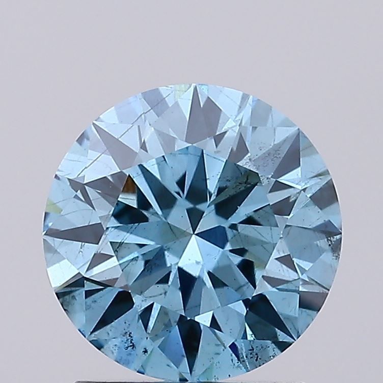 1.55 CT Fancy Vivid Blue ROUND