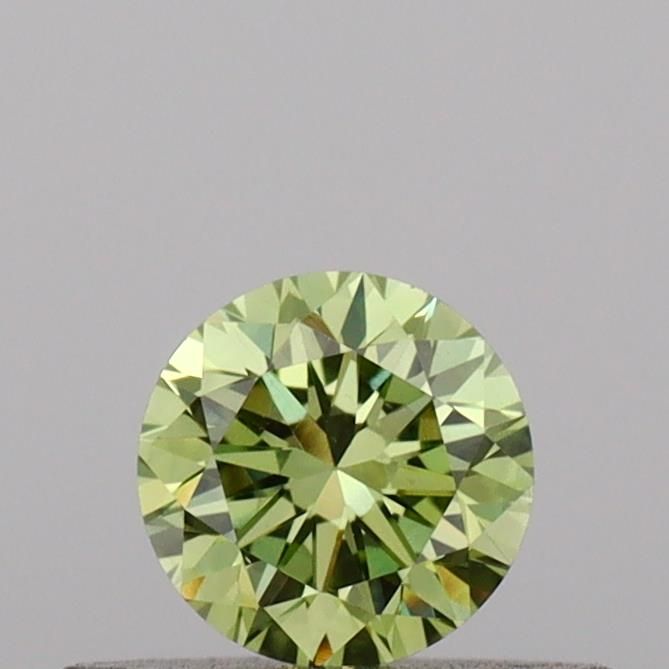0.3 CT Fancy Vivid Green ROUND