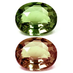 Aleksandryt 1,31 ct, zielony, szlif owalny