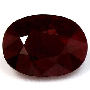 RUBY FACETED 1.79ct RED Deep Red SI REST_OF_AFRICA HEATED