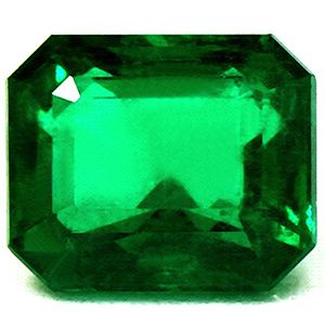 Szmaragd 1,54 ct, zielony, szlif szmaragdowy